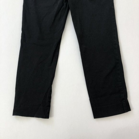Gap Pants Women's 8A Black Two Way Stretch Straight Leg Pants Size 8A (32x26) - Picture 9 of 14